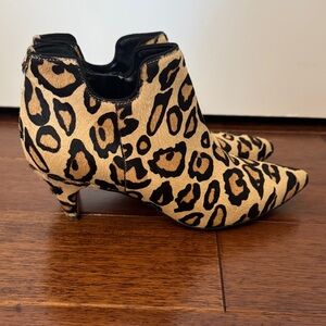 Sam Edelman Animal Print Ankle Booties